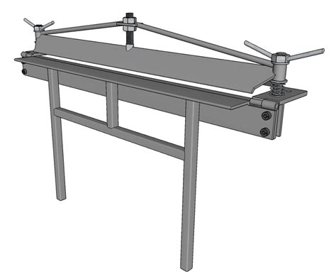 sheet metal bending brake plans